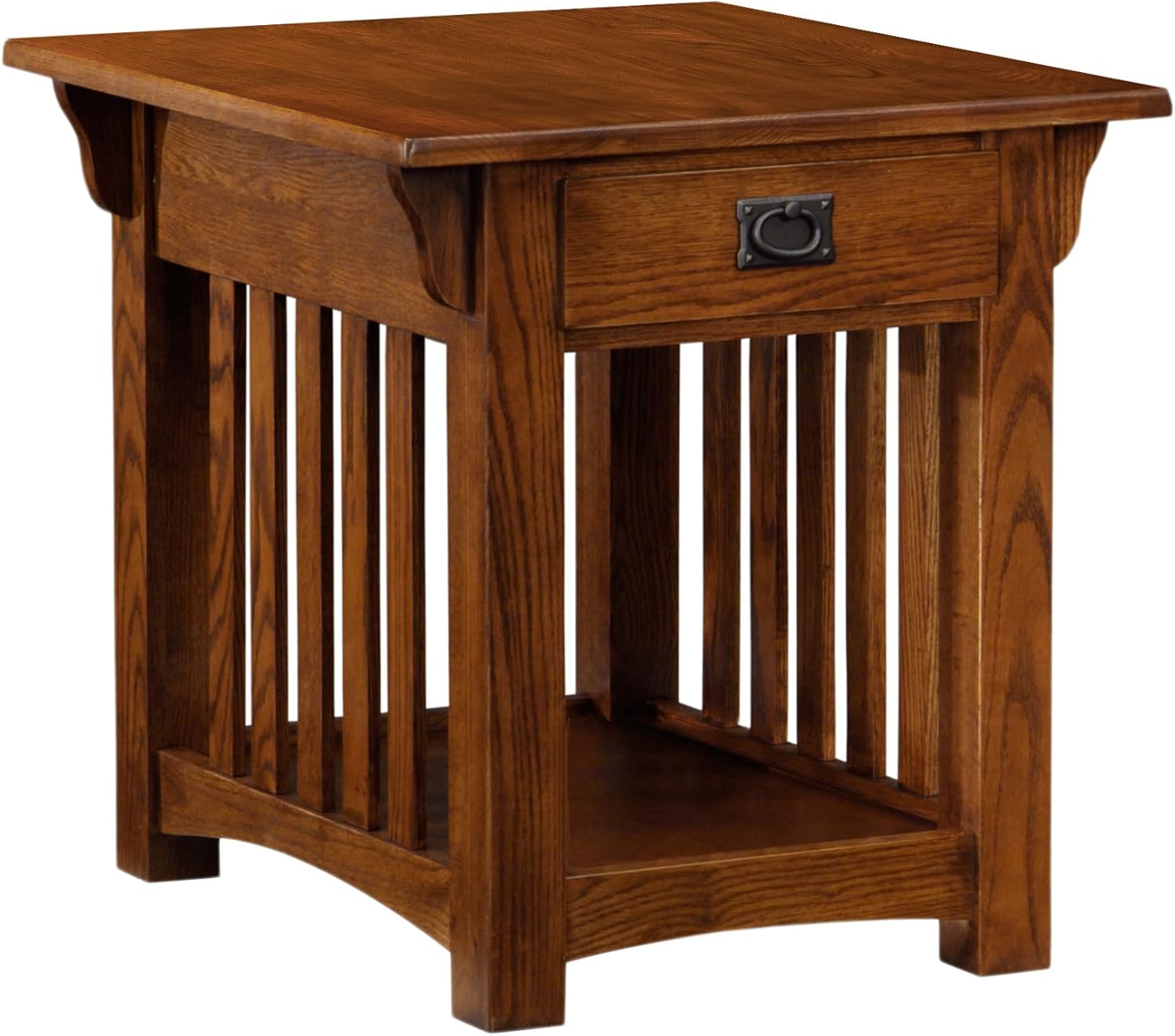 Leick Home Mission 8207 solid oak end table