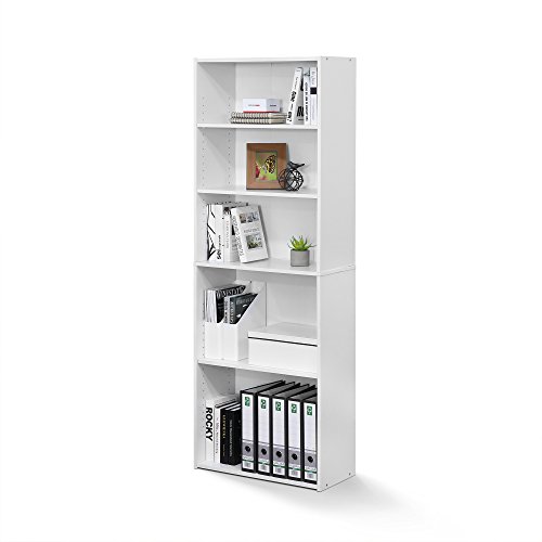 FURINNO Wright 5-Shelf Bookshelf