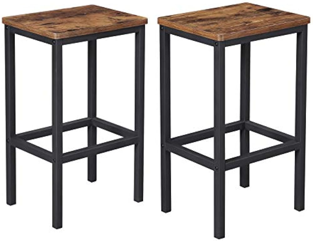 VASAGLE Industrial Bar Stool