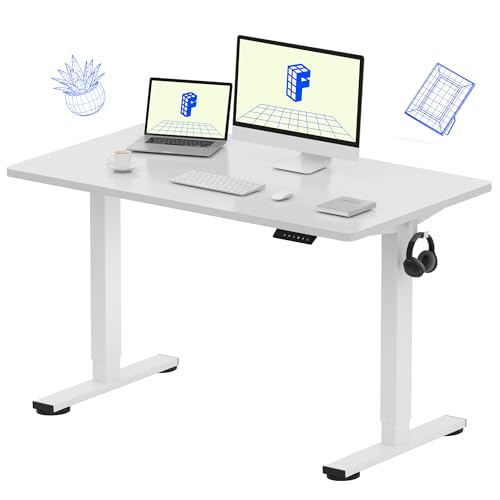 FLEXISPOT EN1 48-inch White Standing Desk