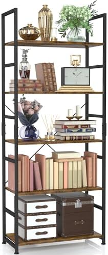 NUMENN 5-Tier Bookcase