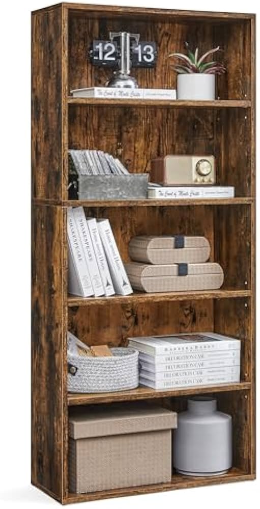 VASAGLE CUSTOS 5-Tier Bookcase