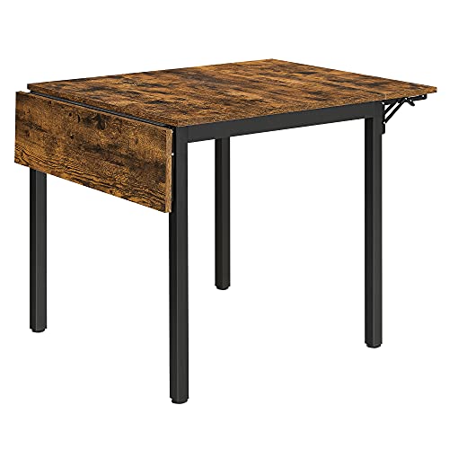 VASAGLE Folding Drop Leaf Dining Table