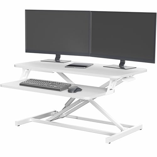 VIVO 32-inch White Desk Converter