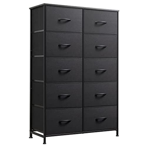 WLIVE 10-Drawer Fabric Dresser