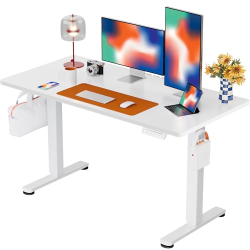 ErGear 48-inch White Electric Standing Desk