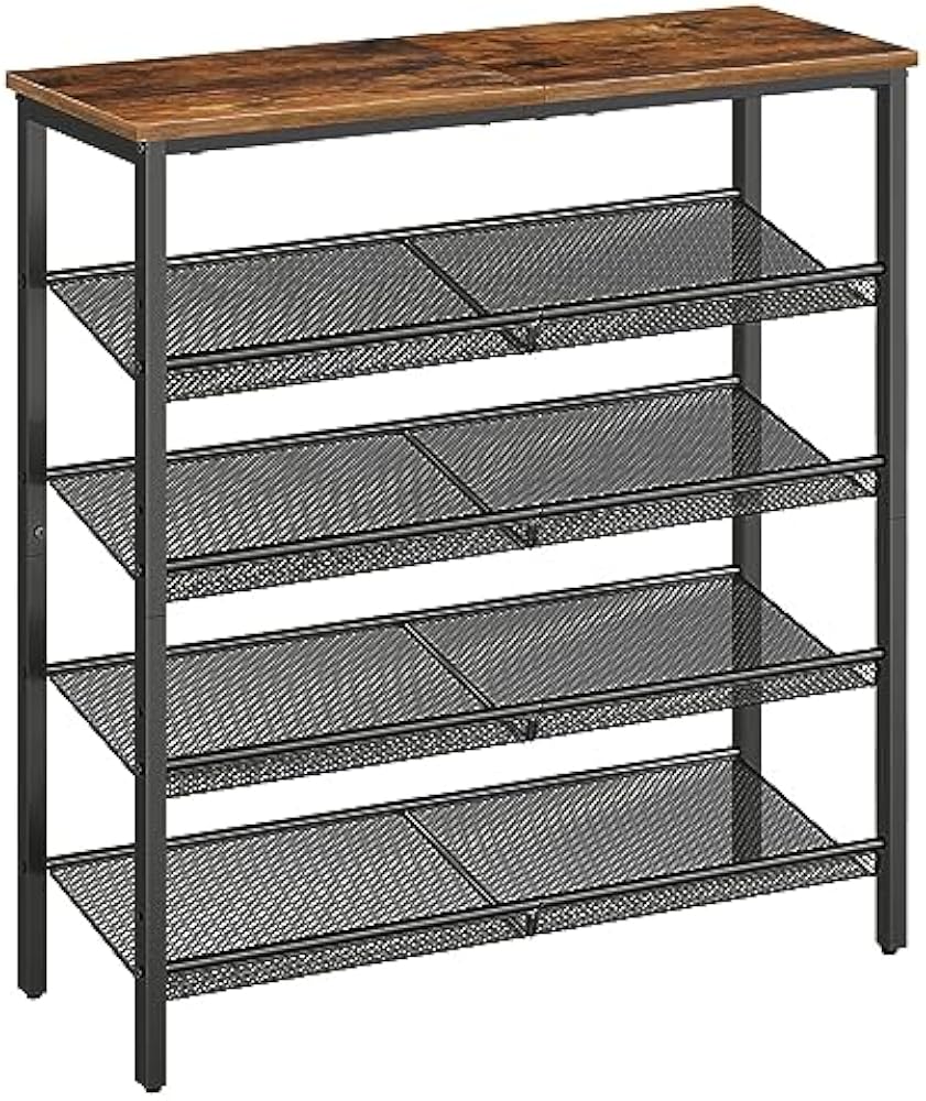 HOOBRO 5-Tier Industrial Shoe Rack