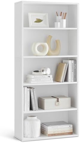 VASAGLE CUSTOS 5-Tier Bookcase