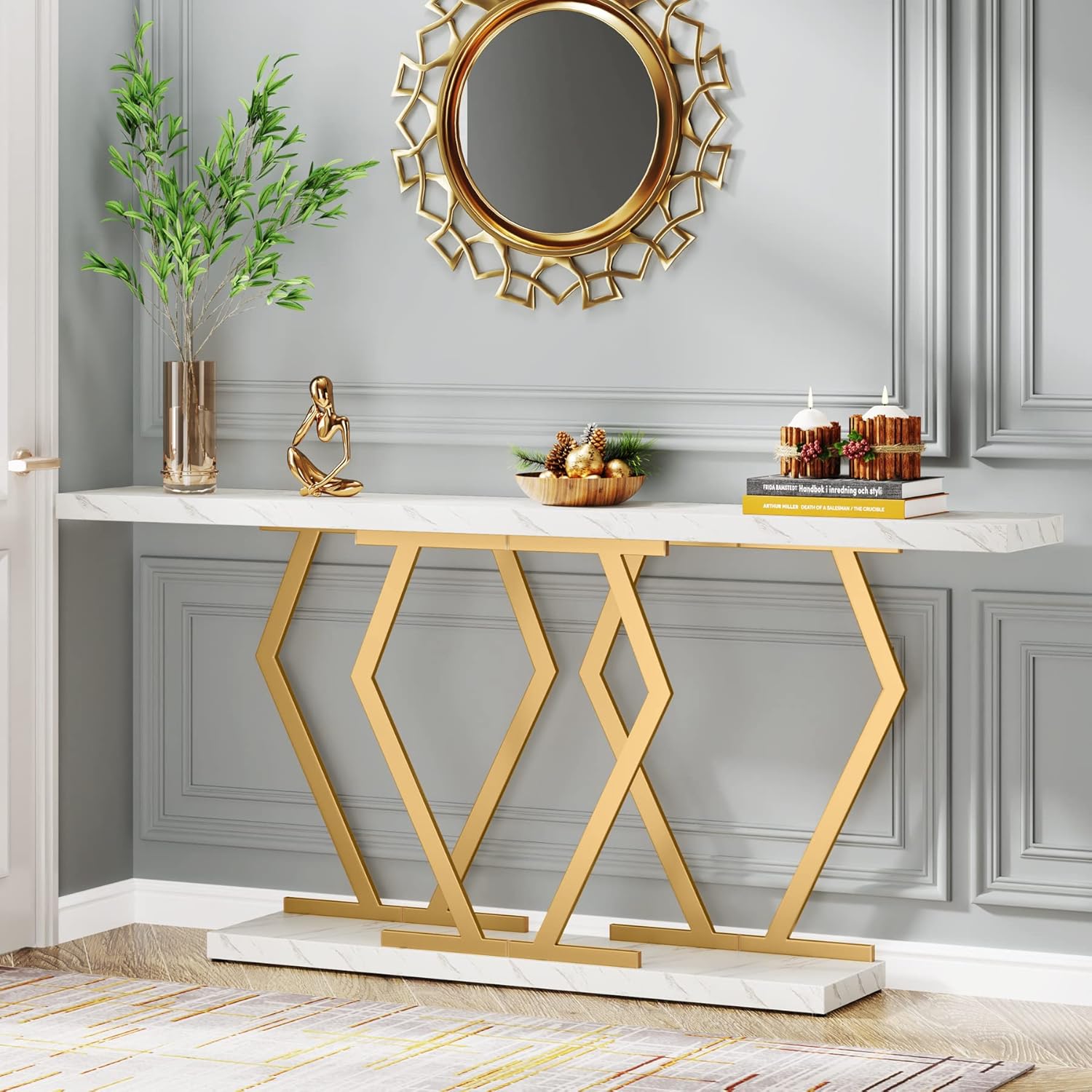 Tribesigns 70.9 Inch Extra Long Console Table