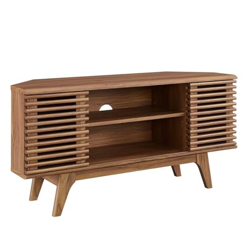 Modway Render Mid-Century Corner TV Stand