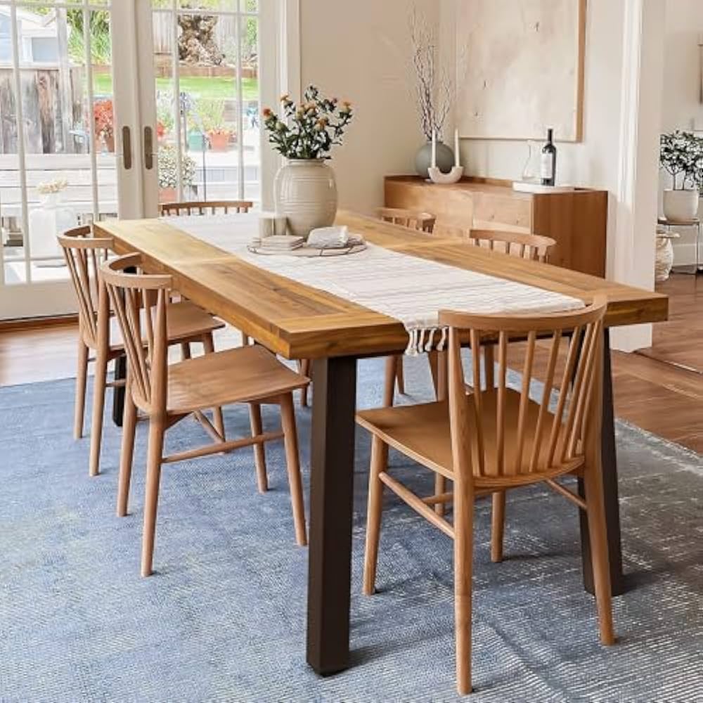 Devoko 69-inch Acacia Wood Dining Table