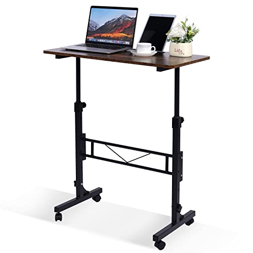 KLSMYHOKI Mobile Standing Desk with Wheels