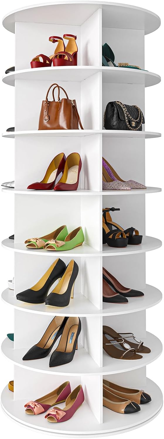 SpaceAid 7-Tier Rotating Shoe Rack