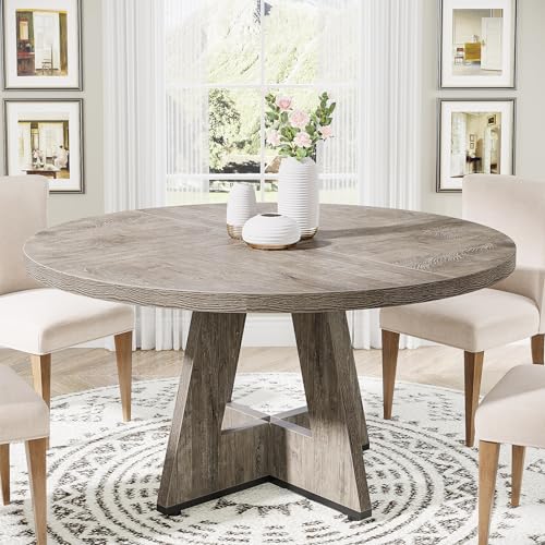 Tribesigns 47" Farmhouse Round Table