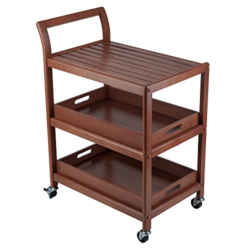 Yardlio Walnut Albert Serving Cart