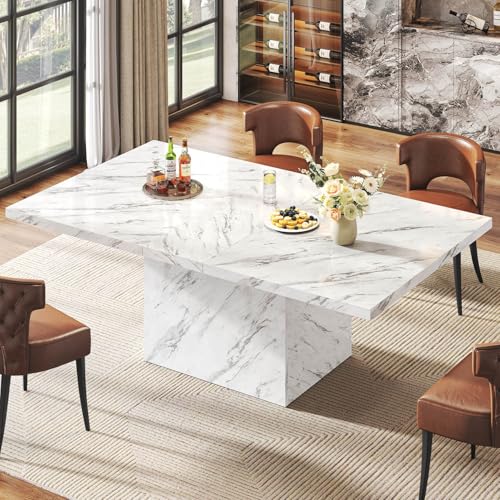 HSH 63" Rectangle Pedestal Dining Table