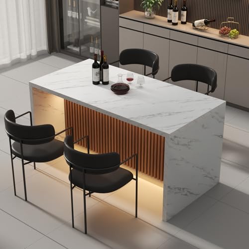 Gyfimoie 63" LED Dining Table