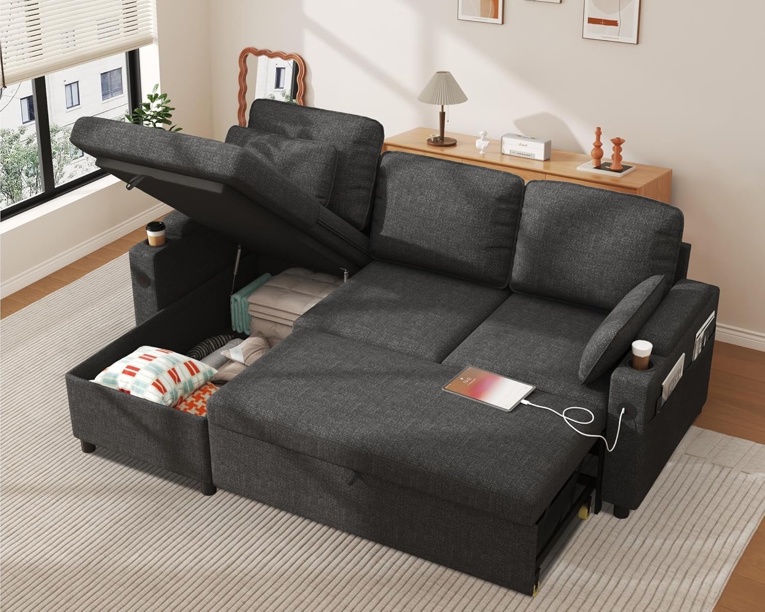 DURASPACE L-Shaped Sectional Sleeper