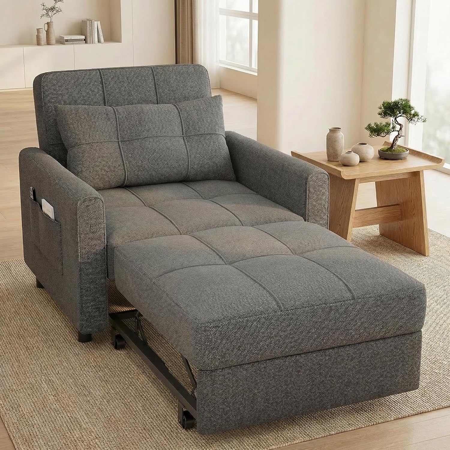 Gizoon 3-in-1 convertible sofa bed chair