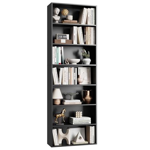 FACBOTALL 7-Tier Bookshelf