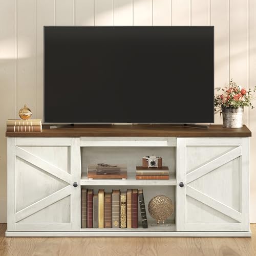VASAGLE Farmhouse TV Stand