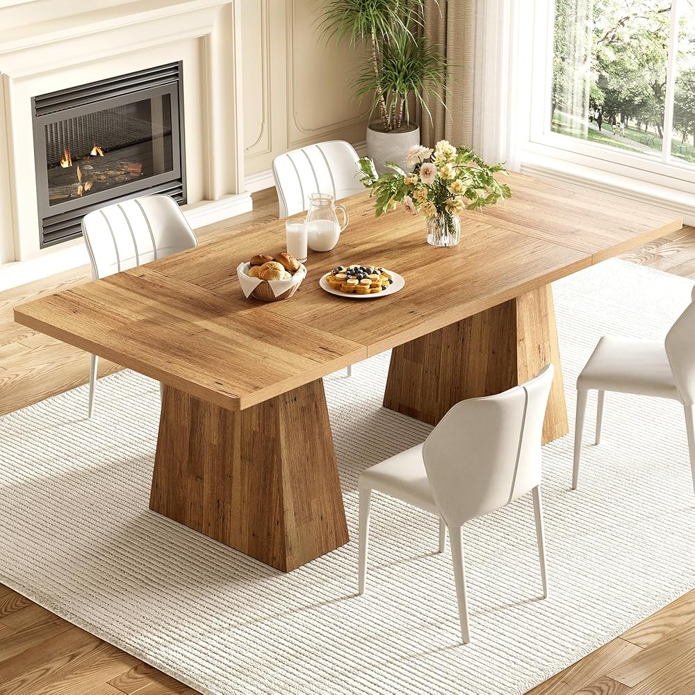 LITTLE TREE 63" Rectangular Wood Dining Table