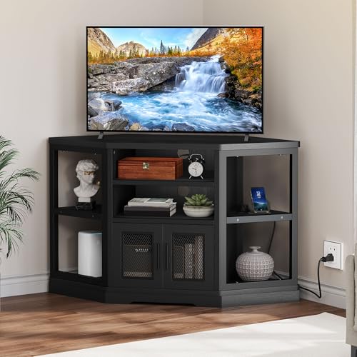 DWVO Farmhouse Corner TV Stand