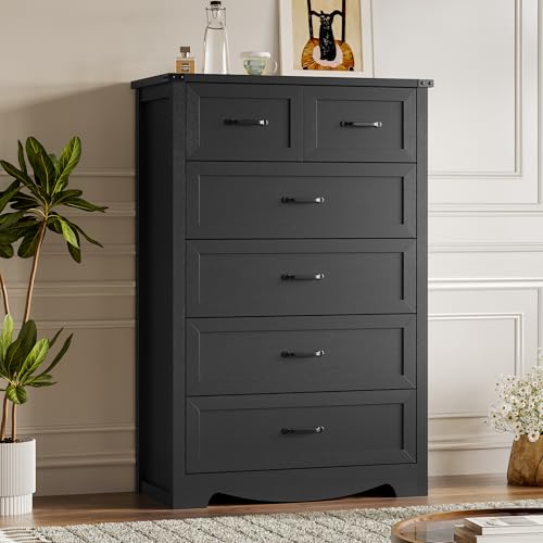 BORNOON Tall 6-Drawer Dresser