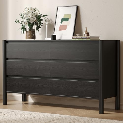 CHUWELL Mid-Century 6-Drawer Dresser
