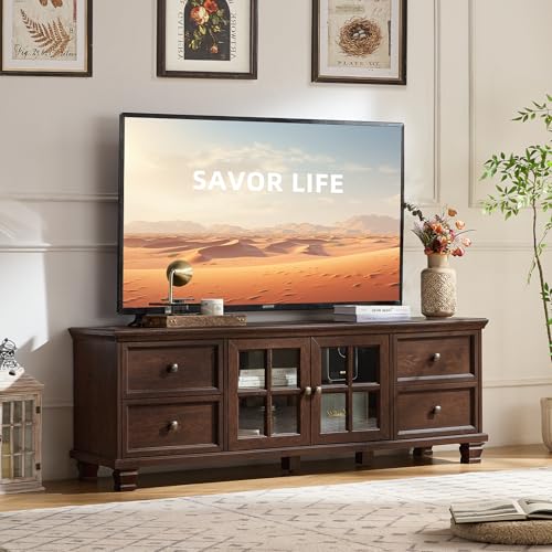 SAVOR LIFE Farmhouse TV Stand