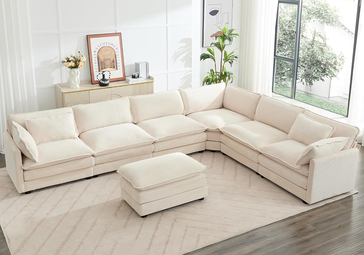 ROWHY V-Shape Modular Sectional