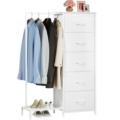 Somdot Dresser with Hanging Rack