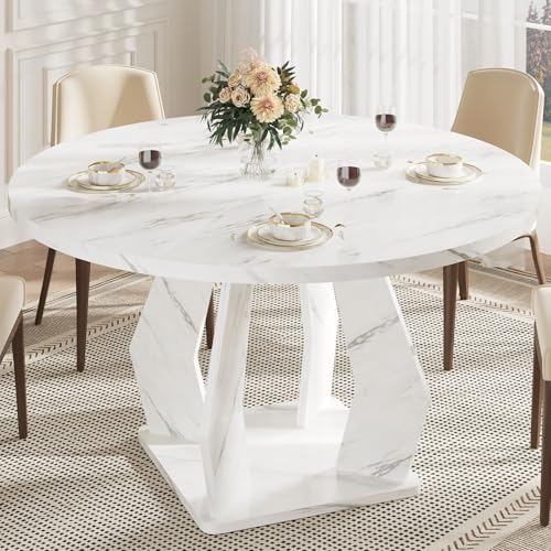 IBF 47" Round Pedestal Dining Table