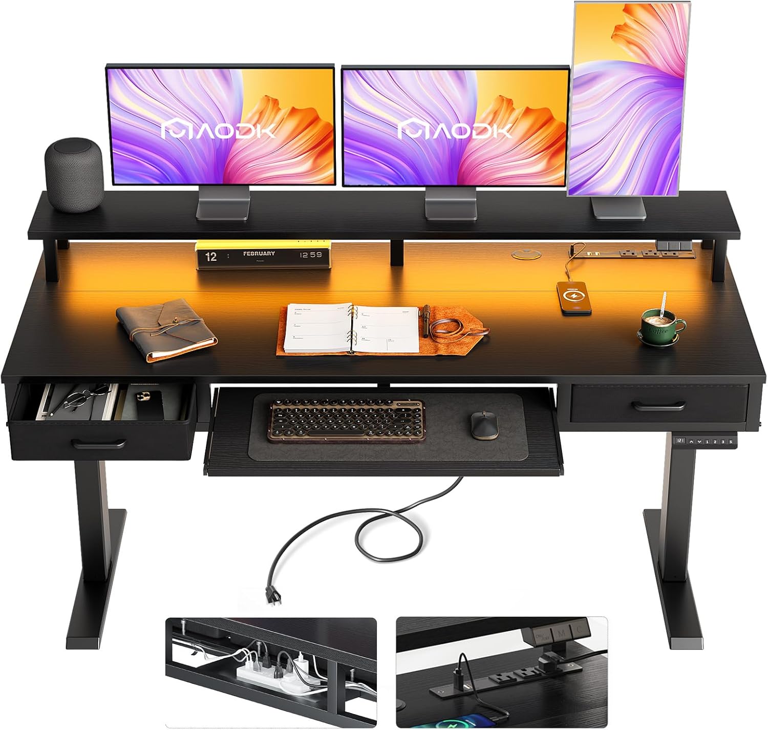AODK Gaming Standing Desk