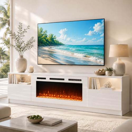 OneBlis Fireplace TV Stand