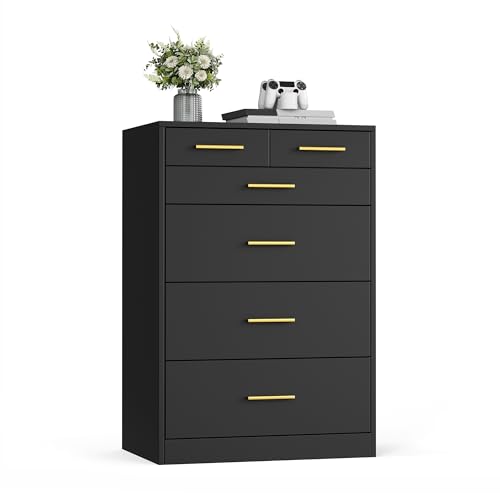 VASAGLE Custos Tall White Dresser Cabinet