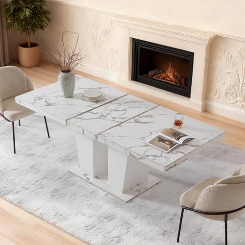 Senfarime 63-79" Extendable Dining Table