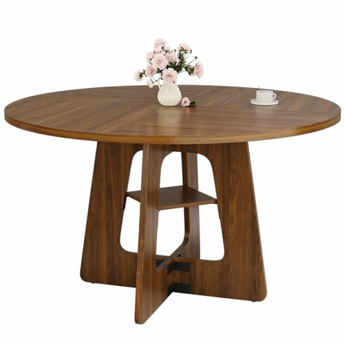 GRUSIGN 47" Farmhouse Round Table